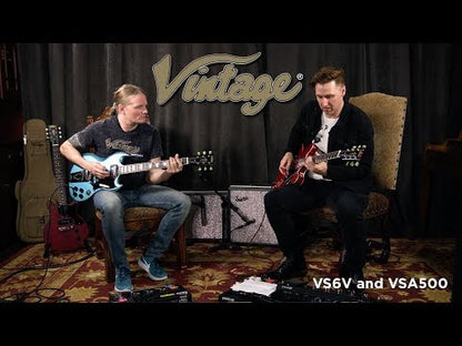 Vintage VS6V ReIssued with vintage style Vibrato ~ Cherry Red