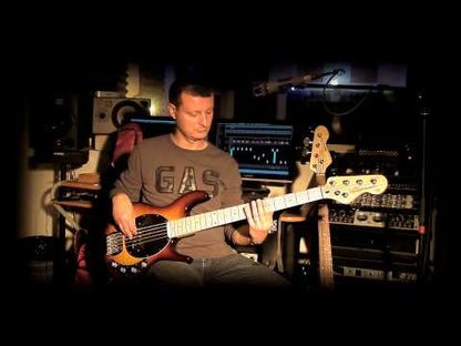 Vintage V96 ReIssued 4-String Active Bass ~ Sunset Sunburst