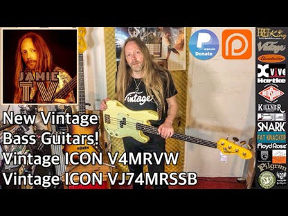Vintage V4 ICON Bass ~ Distressed Sunset Sunburst