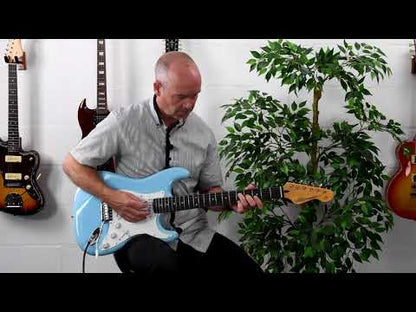 Vintage V6CAB ReIssued Electric Guitar ~ Candy Apple Blue