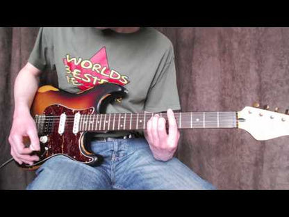 Vintage V6H ICON Electric Guitar ~ Distressed Tobacco Sunburst