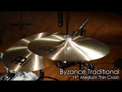 Meinl 19" Byzance Traditional Medium Thin Crash