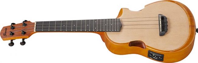 Ibanez AUC10E-OPN ukulele mikrofonilla, pussilla - Aron Soitin