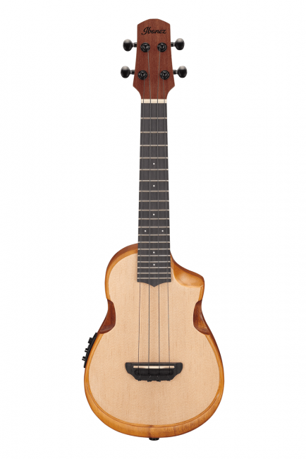 Ibanez AUC10E-OPN ukulele mikrofonilla, pussilla - Aron Soitin