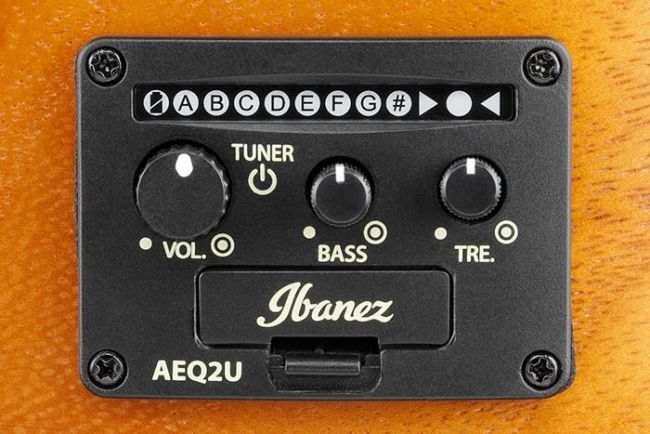 Ibanez AUC10E-OPN ukulele mikrofonilla, pussilla - Aron Soitin