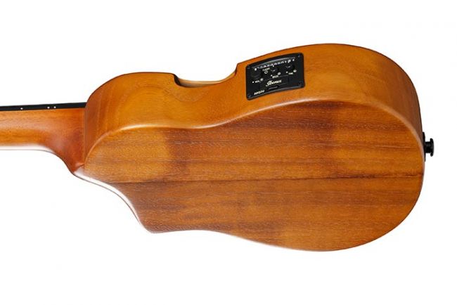 Ibanez AUC10E-OPN ukulele mikrofonilla, pussilla - Aron Soitin