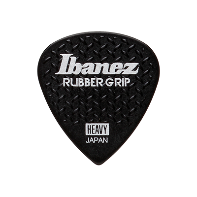 Ibanez Rubber Grip Heavy -plektra, musta 50kpl - Aron Soitin