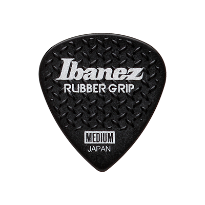 Ibanez Rubber Grip Medium -plektra, musta 50kpl - Aron Soitin