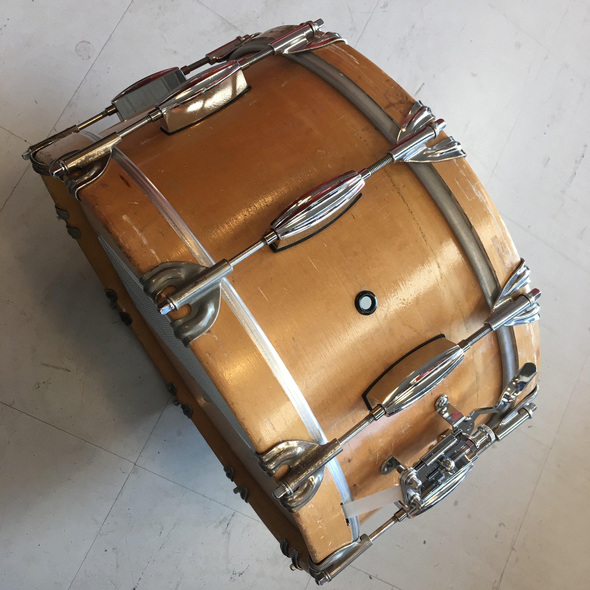 Oliver Ditson 15"x7" Steambent 1-ply Solid Shell Snare Drum - Aron Soitin
