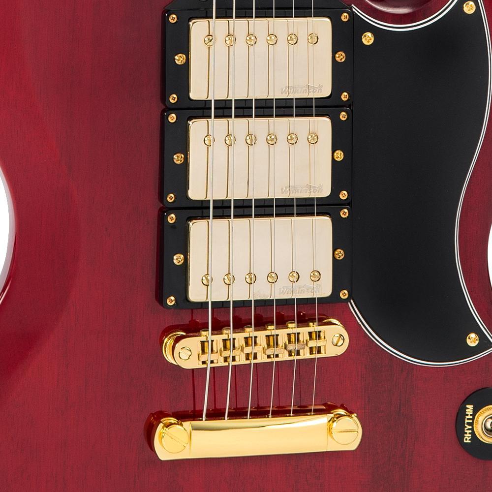 Vintage VS63CR Cherry Red sähkökitara - Aron Soitin