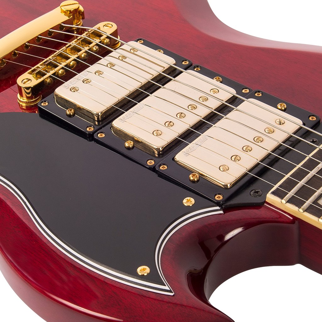 Vintage VS63CR Cherry Red sähkökitara - Aron Soitin