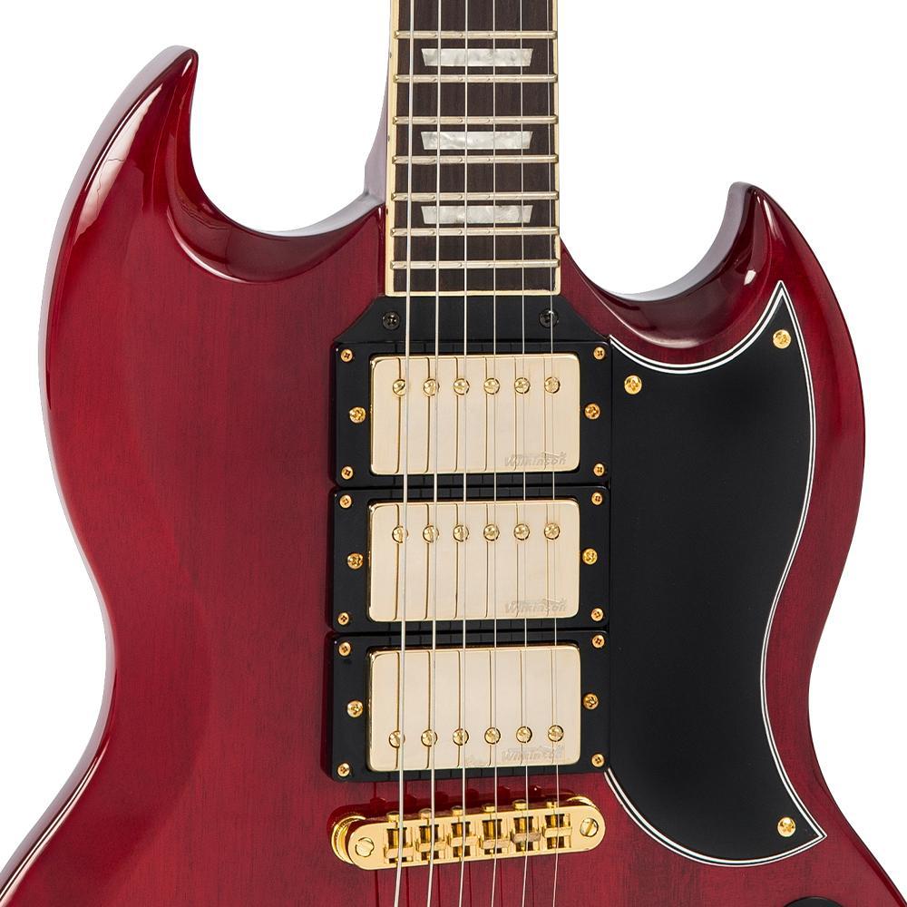 Vintage VS63CR Cherry Red sähkökitara - Aron Soitin