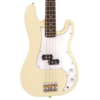 Vintage V4VW Reissued Precision Bass Vintage White - Aron Soitin