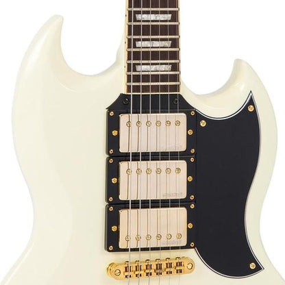 Vintage VS63VW ReIssued Electric Guitar ~ Vintage White - Aron Soitin