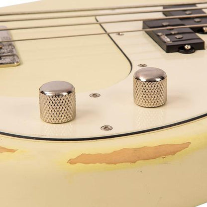 Vintage V4 ICON Bass ~ Distressed Vintage White - Aron Soitin