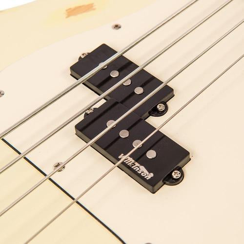 Vintage V4 ICON Bass ~ Distressed Vintage White - Aron Soitin