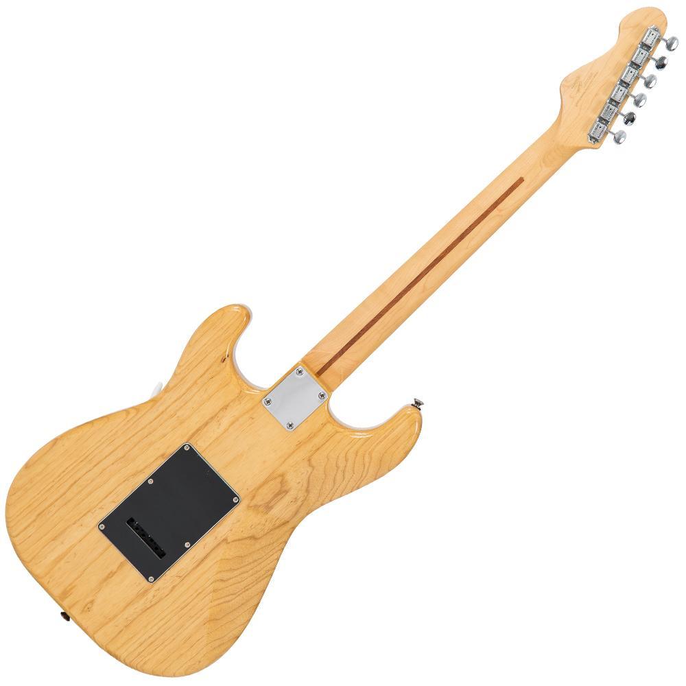 Vintage V6M ReIssued Electric Guitar ~ Natural Ash - Aron Soitin