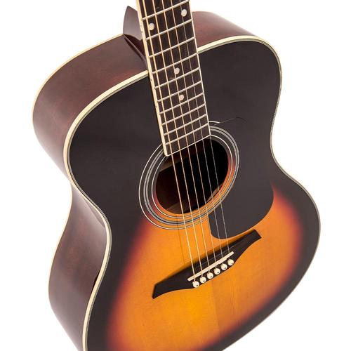 Vintage V300VSB Acoustic Folk Guitar ~ Vintage Sunburst - Aron Soitin