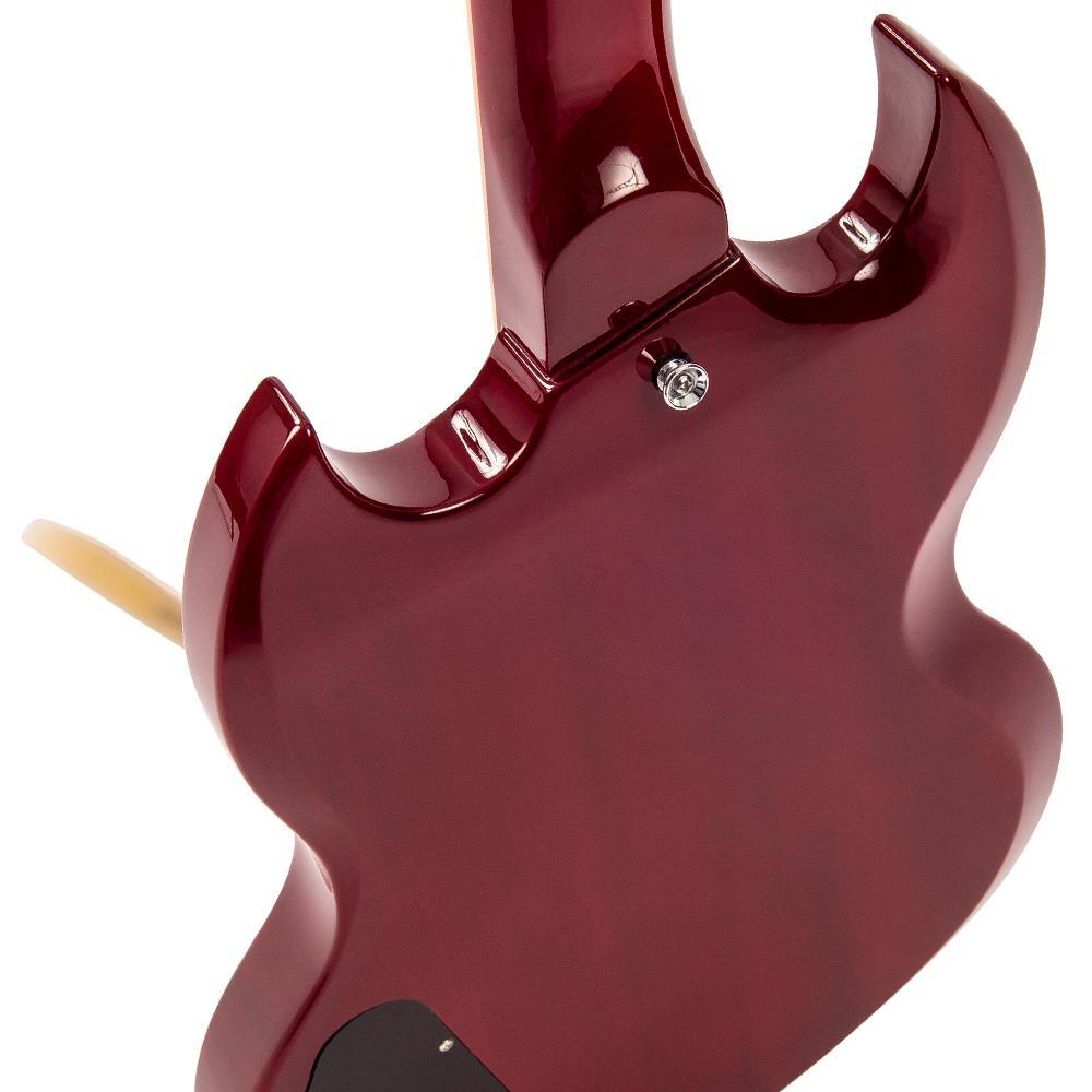 Vintage VS6V ReIssued with vintage style Vibrato ~ Cherry Red - Aron Soitin