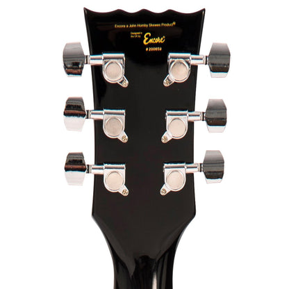 Encore E99BLK Electric Guitar Gloss Black - Aron Soitin