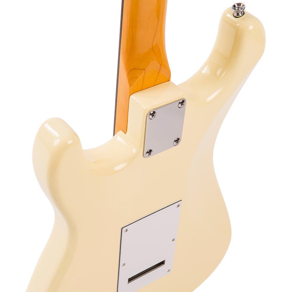 Vintage V6VW ReIssued Electric Guitar ~ Vintage White - Aron Soitin