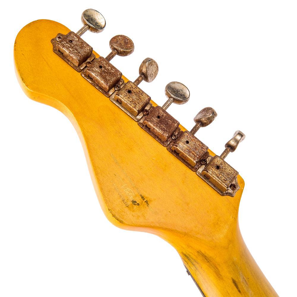 Vintage V6H ICON Electric Guitar ~ Distressed Tobacco Sunburst - Aron Soitin