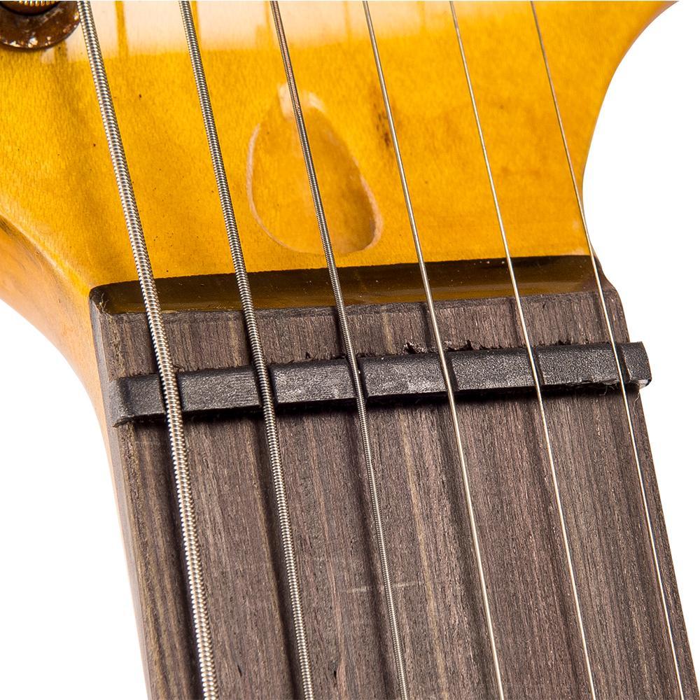 Vintage V6H ICON Electric Guitar ~ Distressed Tobacco Sunburst - Aron Soitin