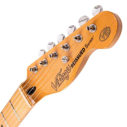 Vintage V52 ReIssued Electric Guitar ~ Butterscotch - Aron Soitin