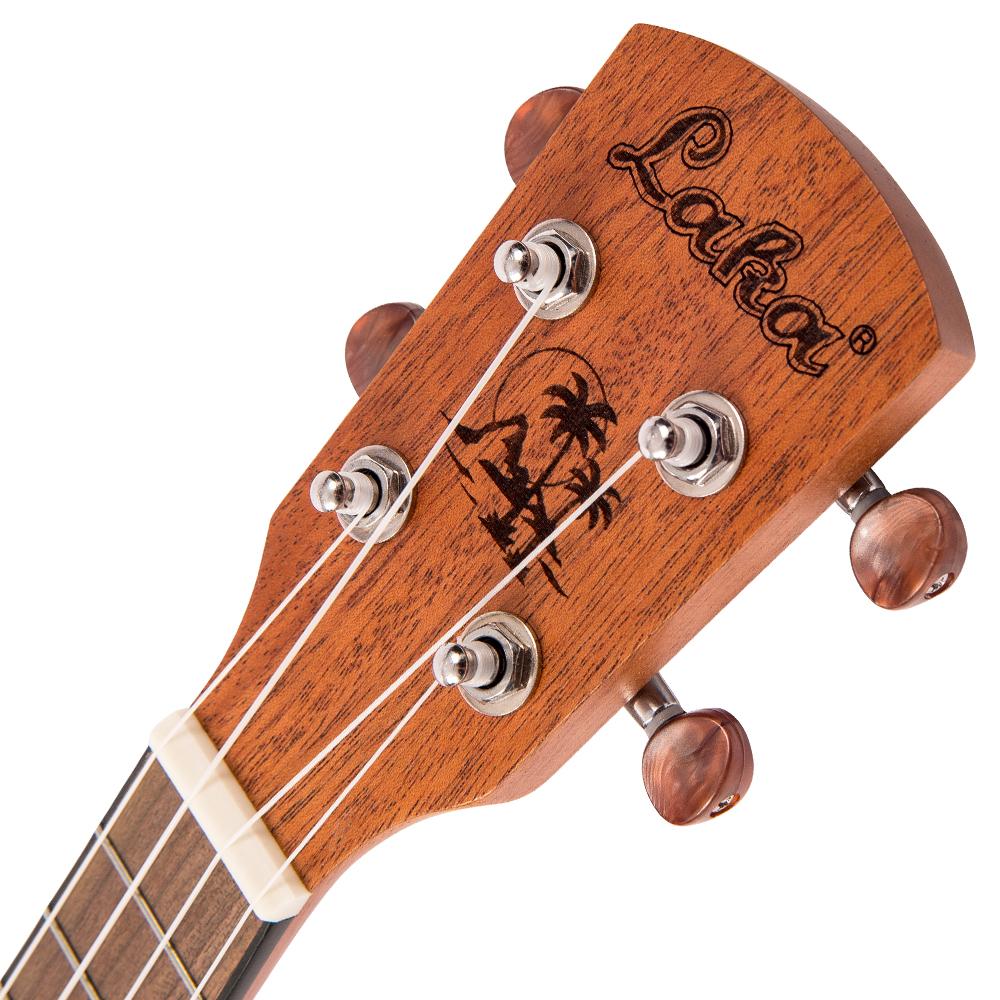Laka Mahogany Deluxe Series Ukulele & Bag ~ Concert - Aron Soitin