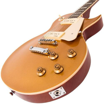 Vintage V100GT ReIssued Les Paul Gold Top P90 sähkökitara - Aron Soitin