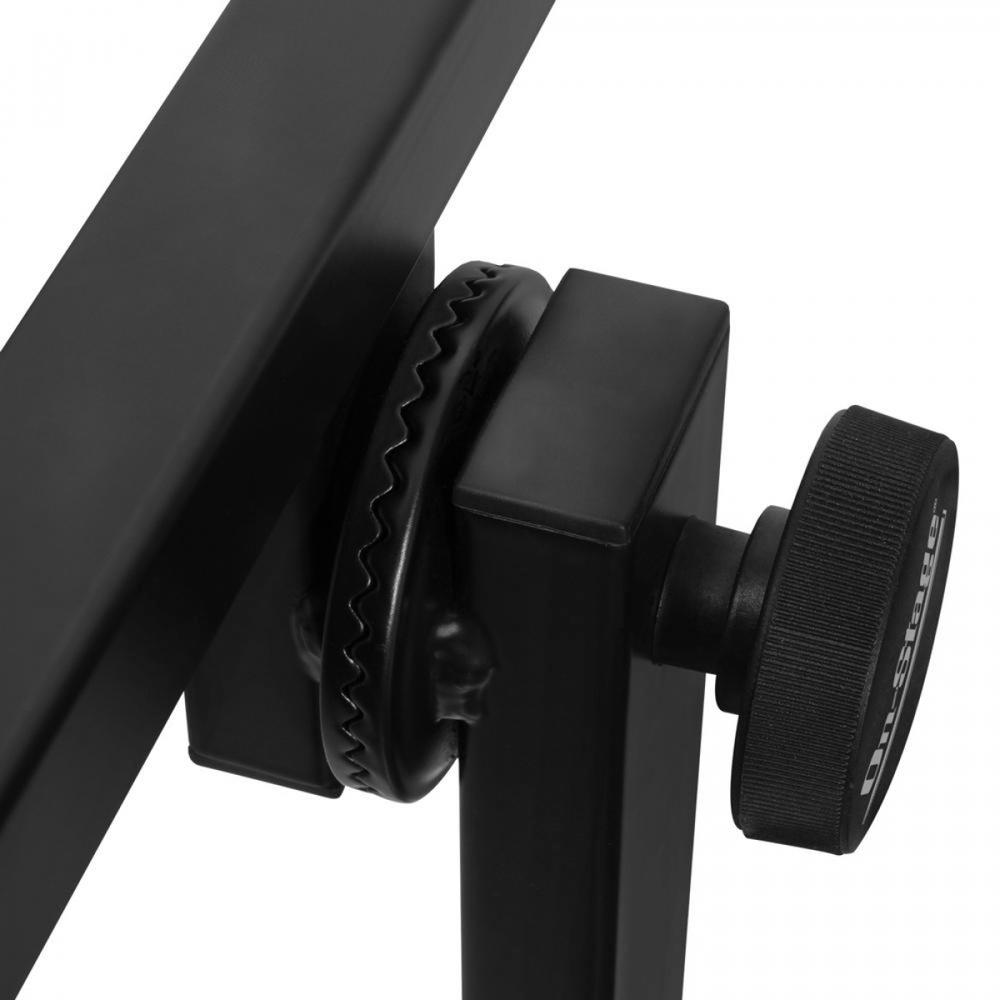 On-Stage KS7350 kosketinsoitinteline Pro Heavy-Duty Folding-Z Keyboard Stand - Aron Soitin