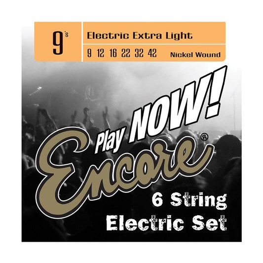 Encore EES9 Nickel Wound Electric Guitar String Set Extra Light - Aron Soitin
