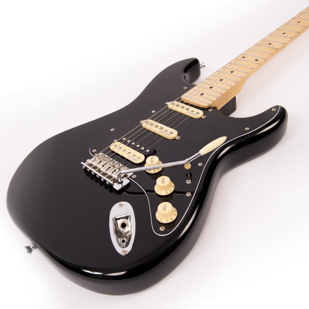 Vintage V6HMBB ReIssued Electric Guitar Boulevard Black - Aron Soitin