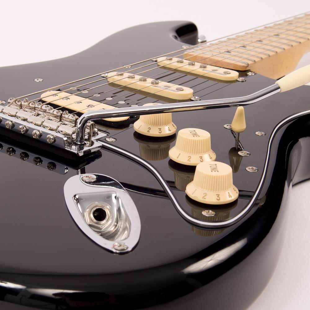 Vintage V6HMBB ReIssued Electric Guitar Boulevard Black - Aron Soitin