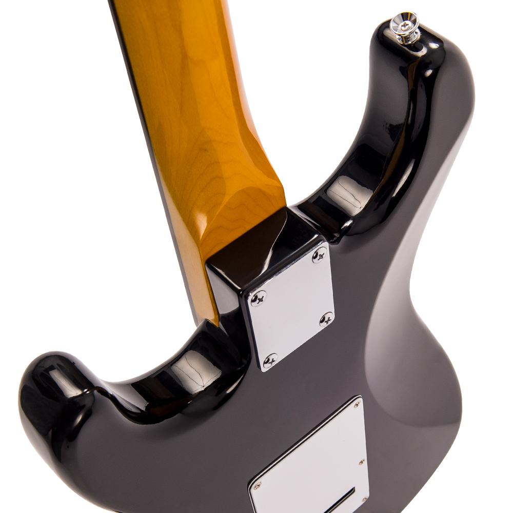 Vintage V6BB ReIssued Electric Guitar ~ Boulevard Black - Aron Soitin