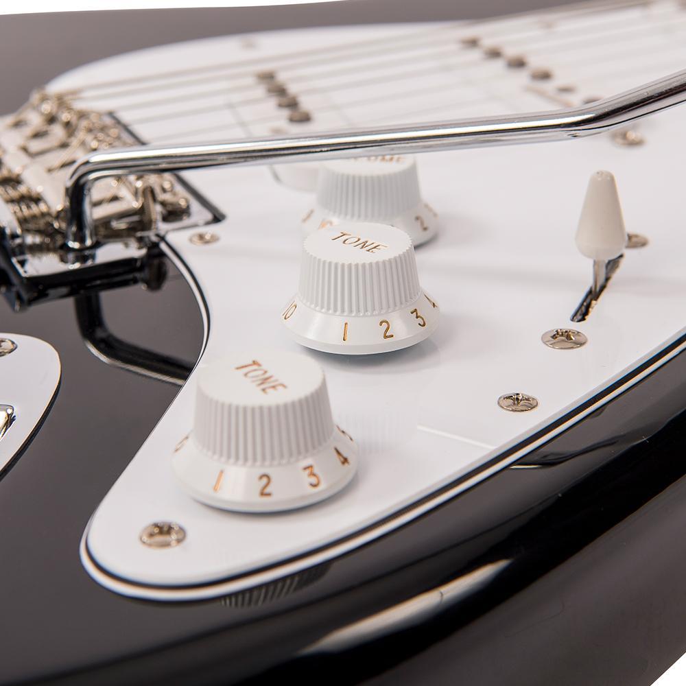 Vintage V6BB ReIssued Electric Guitar ~ Boulevard Black - Aron Soitin