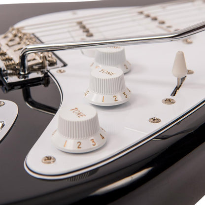 Vintage V6BB ReIssued Electric Guitar ~ Boulevard Black - Aron Soitin