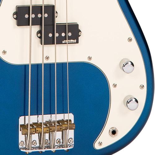 Vintage V4BBL Reissued Precision Bass Bayview Blue - Aron Soitin