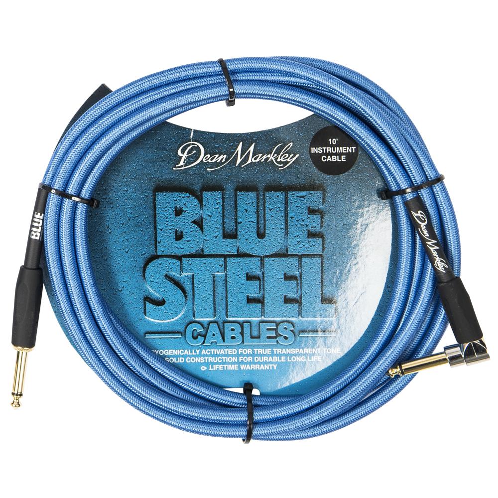 Dean Markley Blue Steel Instrument Cable ~ 10ft Right Angle - Aron Soitin