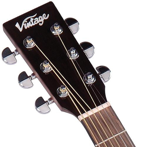 Vintage VGA990N Electro-Acoustic Sweetwater Guitar ~ Natural - Aron Soitin