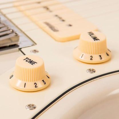 Vintage V65HBLD ReIssued Hard Tail Electric Guitar ~ Blonde - Aron Soitin