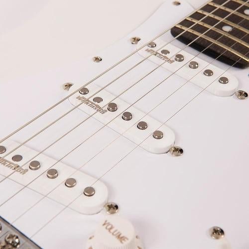 Vintage V6JMH ReIssued Electric Guitar ~ Olympia White 'Fillmore' - Aron Soitin