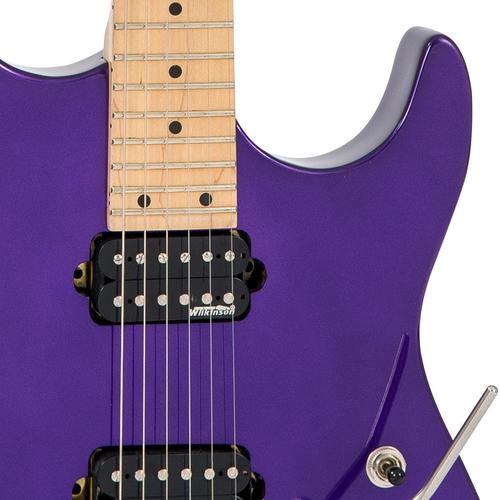 Vintage V6M24PL ReIssued Series Electric Guitar ~ Pasadena Purple - Aron Soitin
