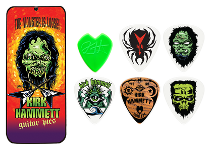 Dunlop Kirk Hammett soittolehdet tinalaatikossa - Aron Soitin