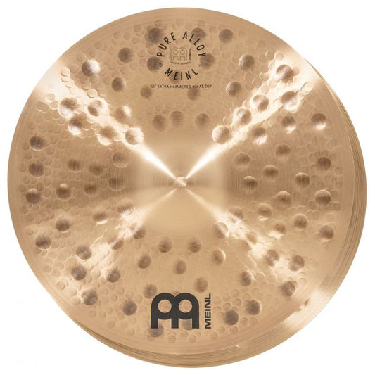Meinl Pure Alloy 15" Extra Hammered Hihat - Aron Soitin