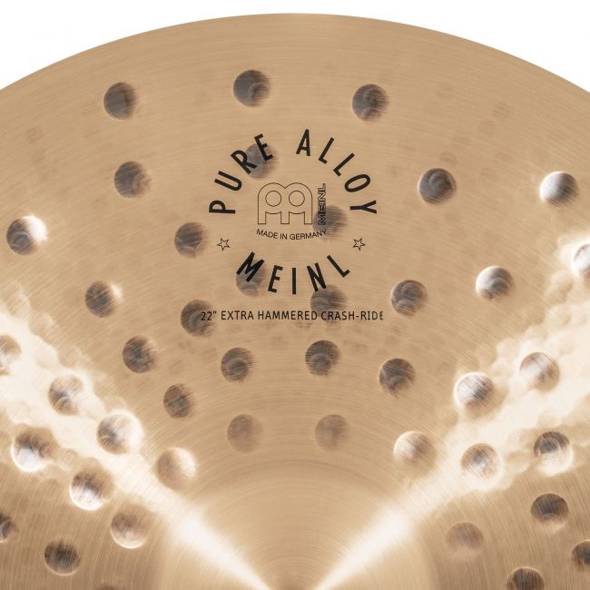 Meinl Pure Alloy 22" Extra Hammered Crash Ride - Aron Soitin
