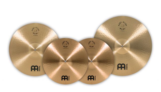 Meinl Pure Alloy Medium/Thin Cymbal Set PA-CS2 - Aron Soitin