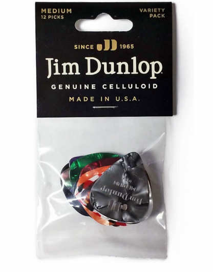 Dunlop Celluloid Medium Variety Pack - Aron Soitin