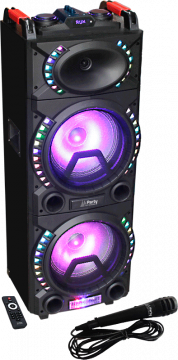 PARTY 500W 2X10" AKTIIVIKAIUTIN BT/FM/USB/BT - Aron Soitin