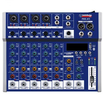 AUDIODESIGNPRO PMX.411 USB MIKSERI FX/BT - Aron Soitin